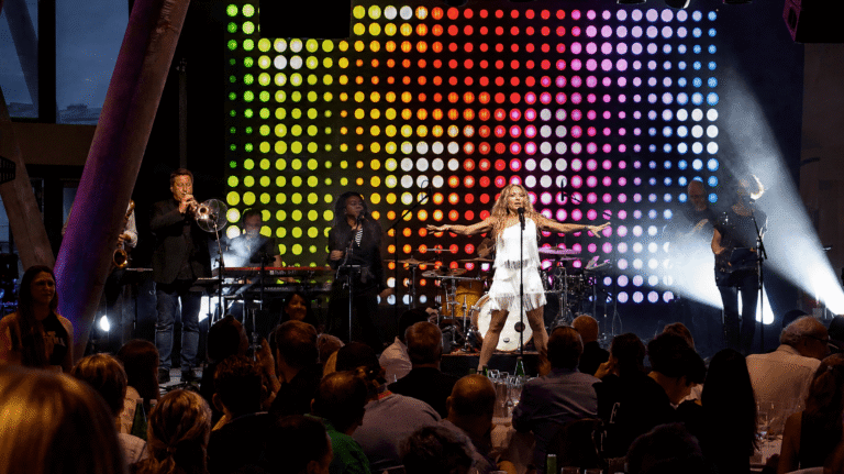 Live-Band beim Abendprogramm